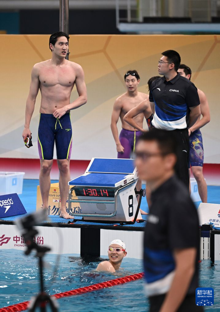 游泳——全国锦标赛(25米):男女4x50米自由泳接力决赛赛况